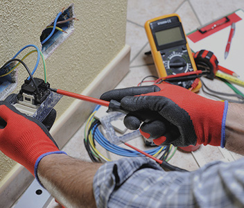 Image portraying residential electrical work. Click to learn more.